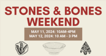 Stones and Bones Weekend poster