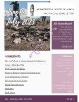 ASA Newsletter: 2023 (#51)